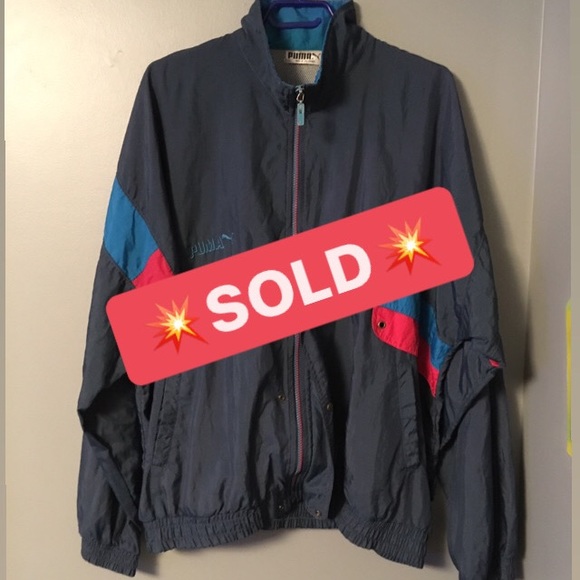 Puma Other - 💥SOLD💥 Vintage 90’s Puma Windbreaker Jacket (L)